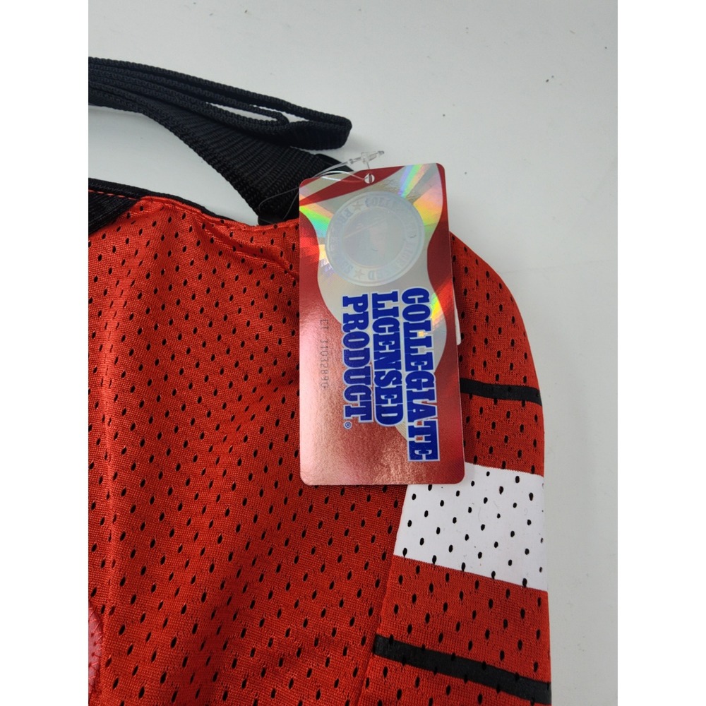 NCAA Womens MVP Jersey Tote North Carolina State Red Poly Blend Casual Size One - Picture 5 of 9